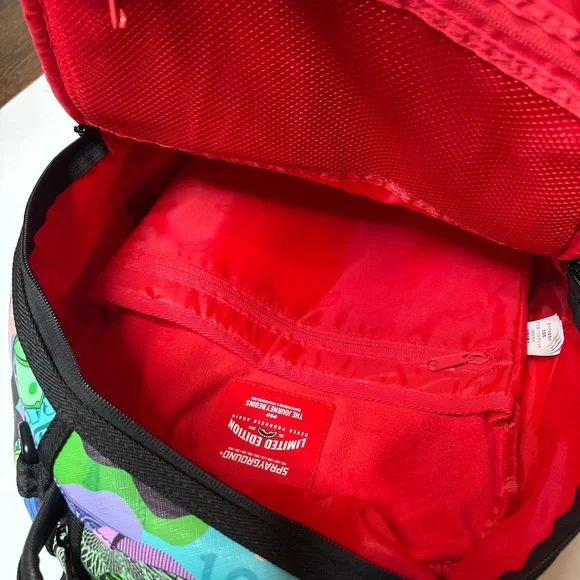 Sprayground Unisex Diablo Flexing On You DLXSV Backpack 910B7338NSZ Multicolor - Picture 15 of 16